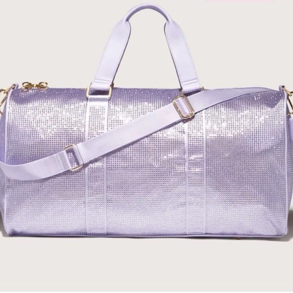 Stoney Clover Lane Handbags - Stoney clover lane sparkle Weekender Bag - Travel Duffel purple nwt $495